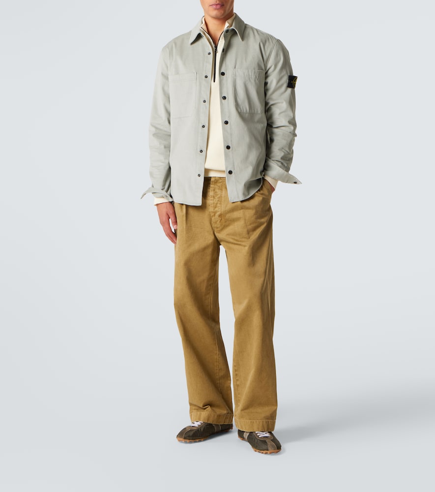  Stone Island Stone Island Hemdjacke Compass Aus Baumwoll-cord 