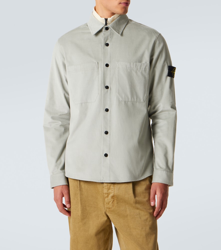  Stone Island Stone Island Hemdjacke Compass Aus Baumwoll-cord 