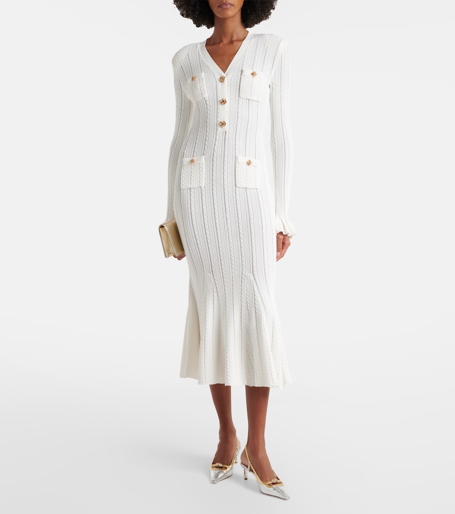 Self-Portrait January embellished midi dress