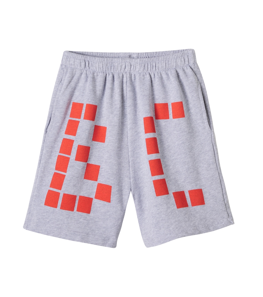 Bobo Choses Logo cotton fleece shorts