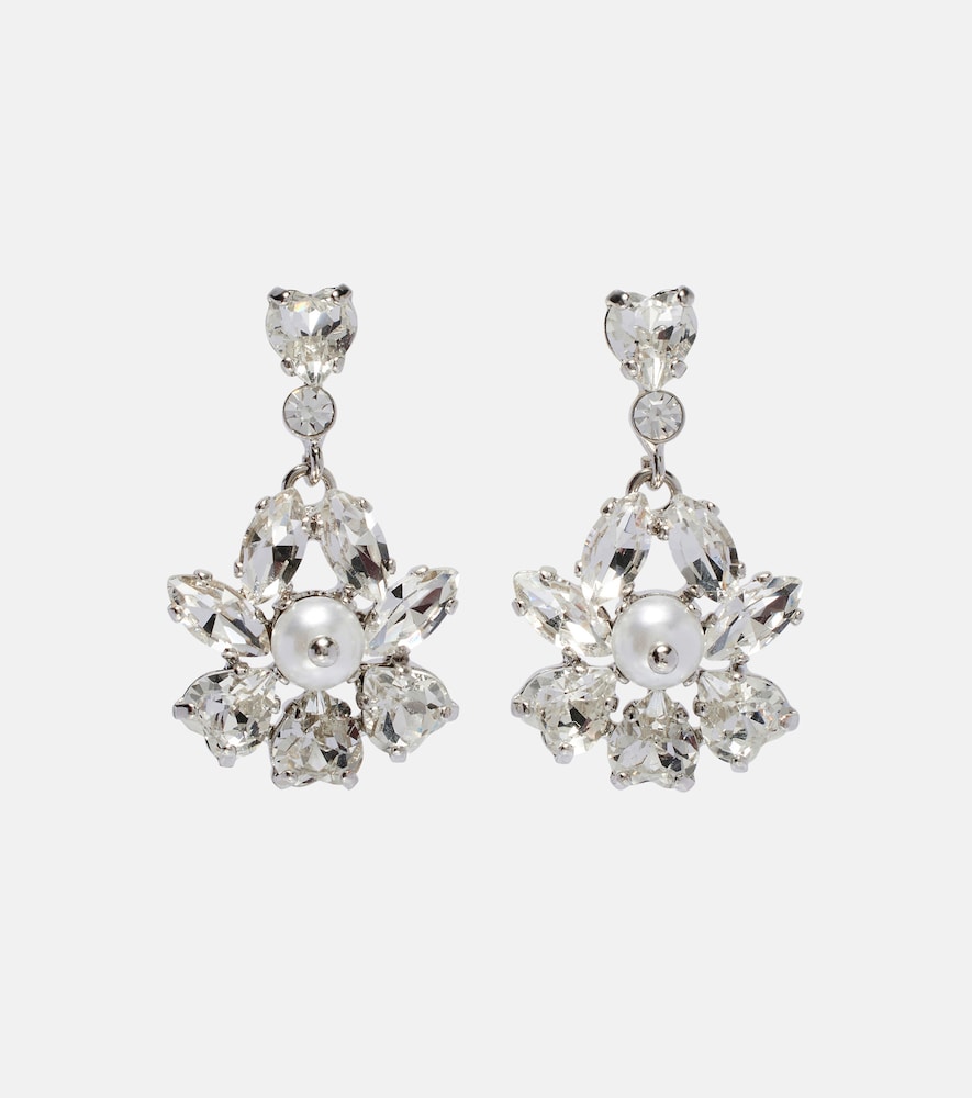Simone Rocha Embellished faux pearl drop earrings