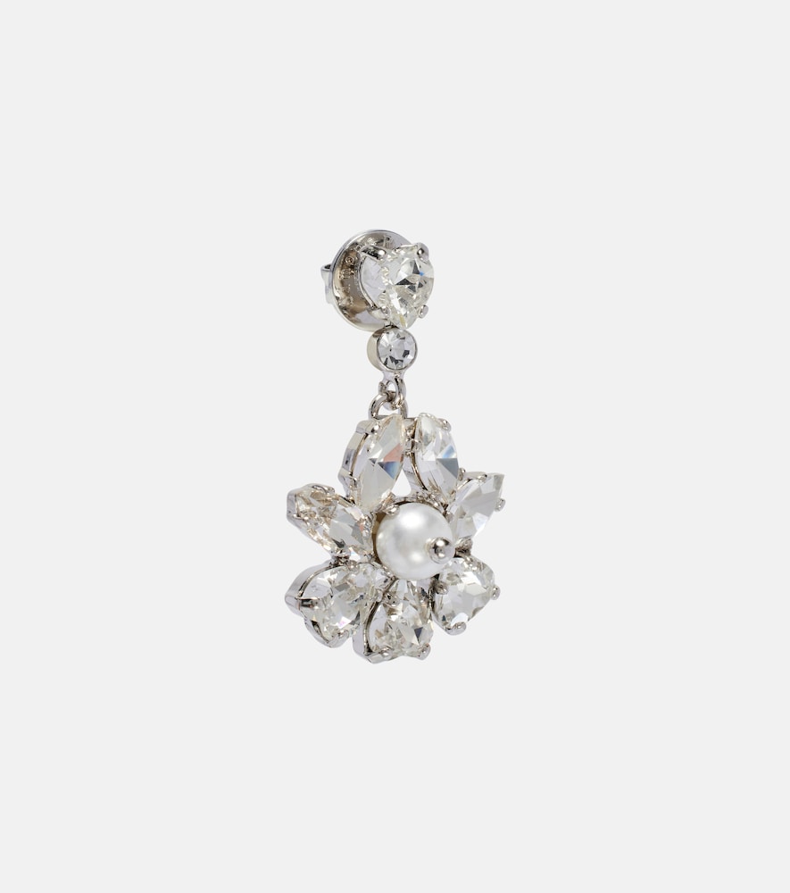  Simone Rocha Simone Rocha Embellished Faux Pearl Drop Earrings 
