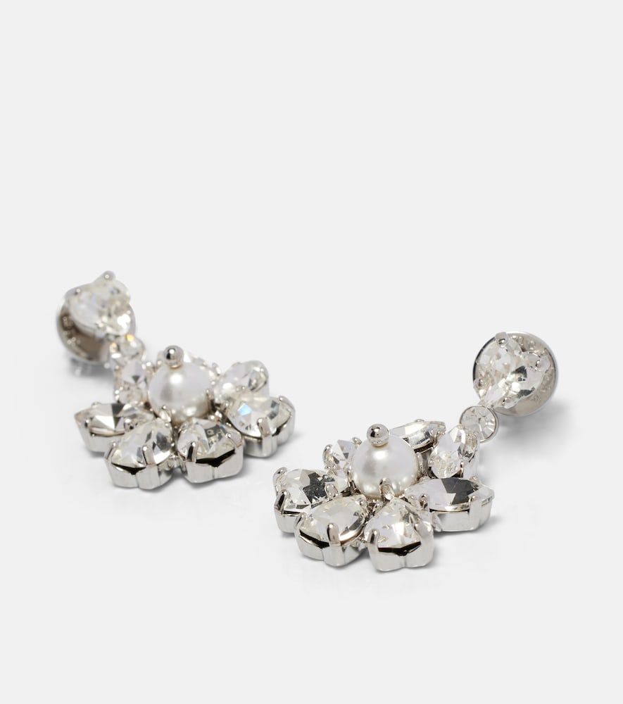  Simone Rocha Simone Rocha Embellished Faux Pearl Drop Earrings 