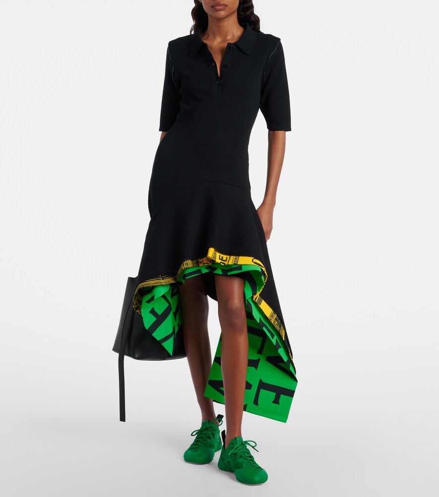 Loewe Asymmetric midi dress