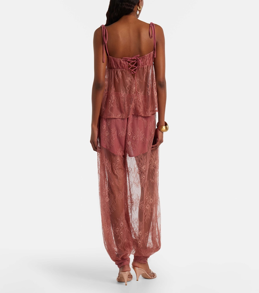  Bananhot Bananhot Kendall Sheer Lace Balloon Pants 