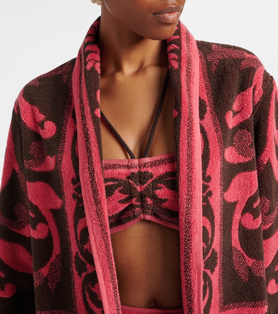  Valentino Valentino Cotton Terry Jacquard Jacket 