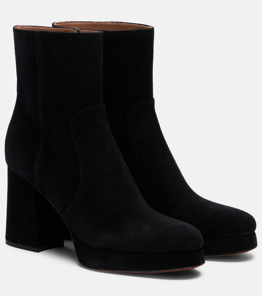 Ankle Boots Fawcette VLogo aus Veloursleder