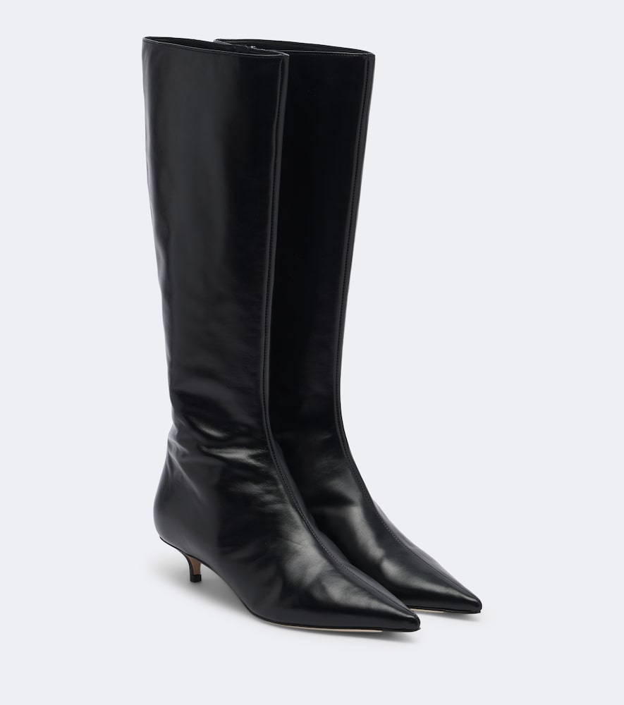 Kniehohe Stiefel Amis aus Leder