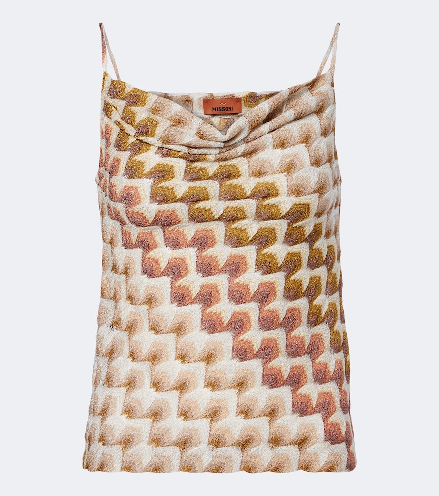 Top in lamé