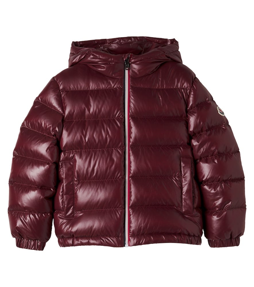 Moncler Enfant Burgundy Aubert Hooded Down Jacket Y Size 14 - Mytheresa