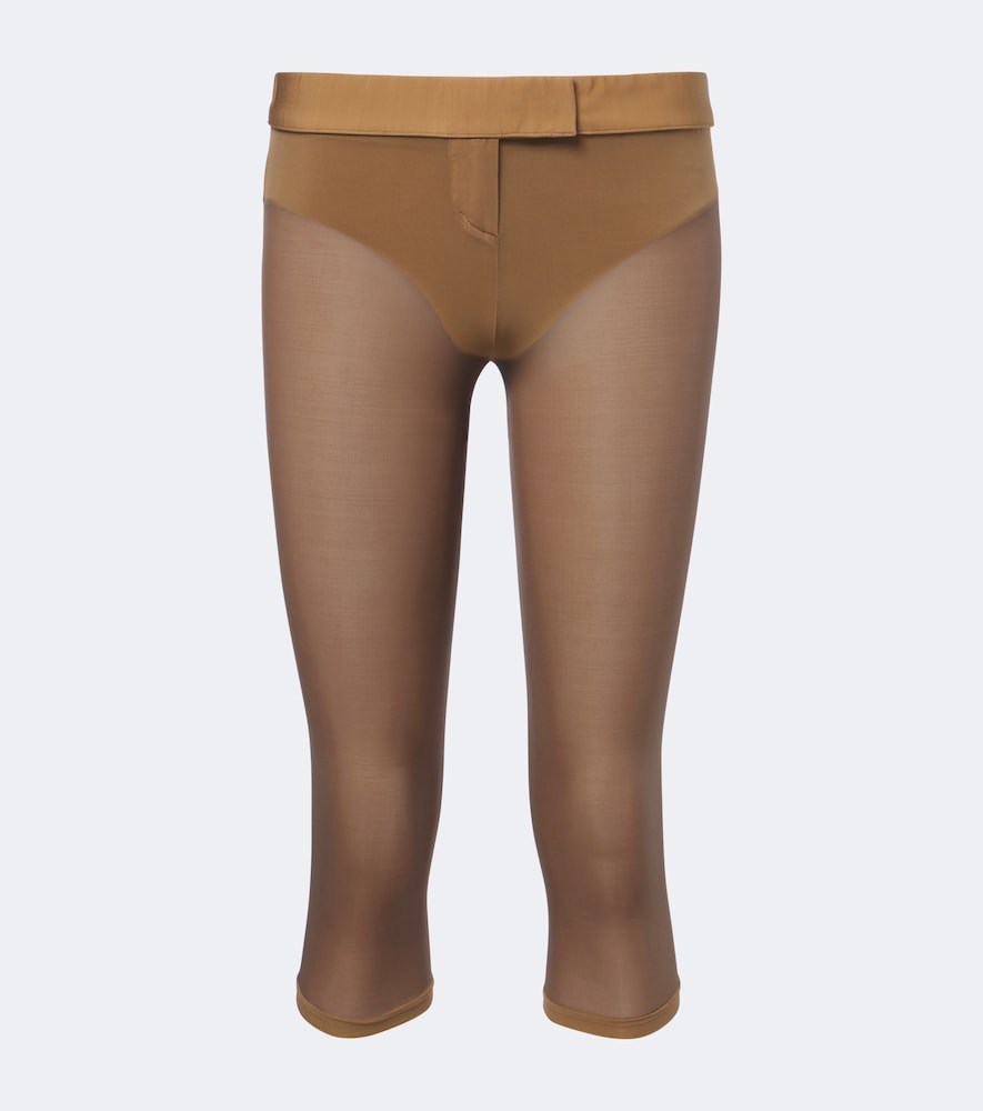 Magda Butrym Pantalon Capri semi-transparent 595 €