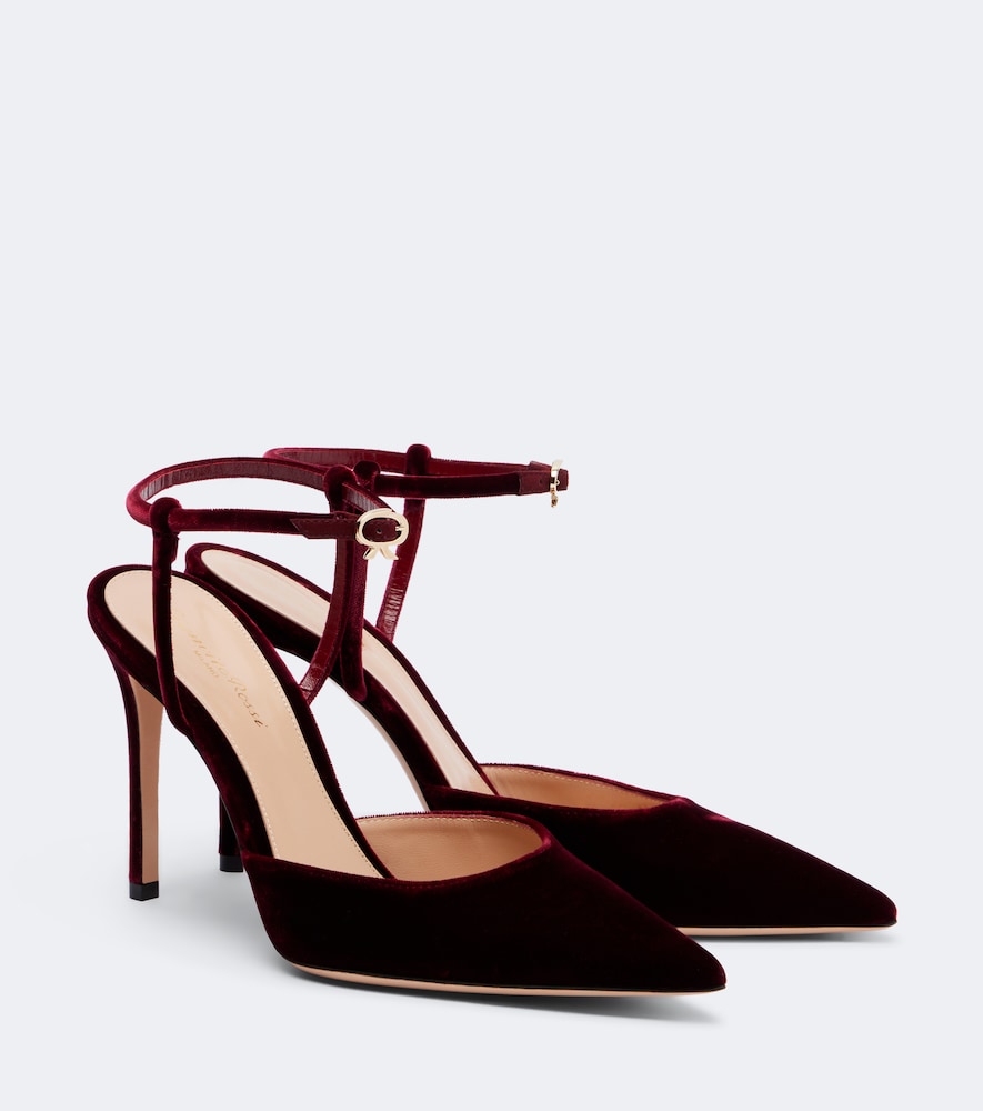 Pumps in velluto