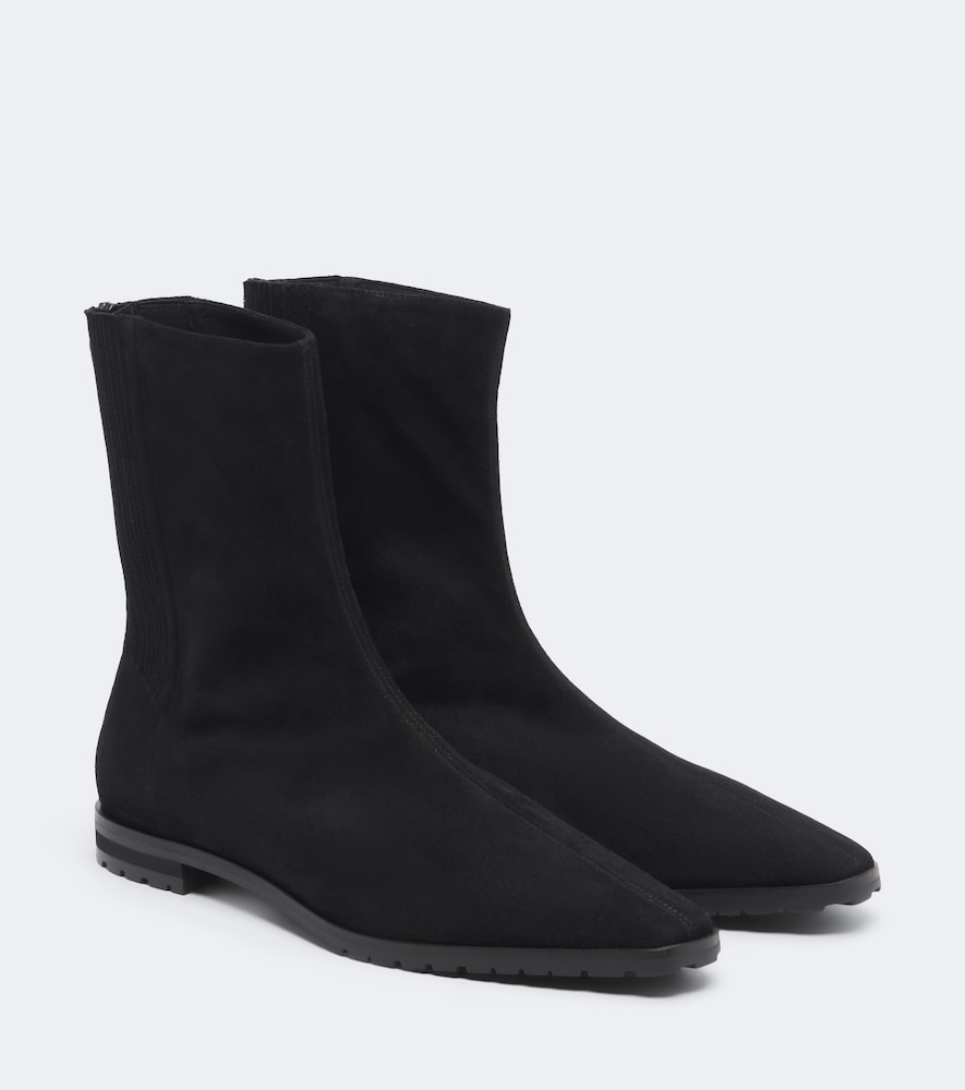Ankle Boots Saint Honoré aus Veloursleder