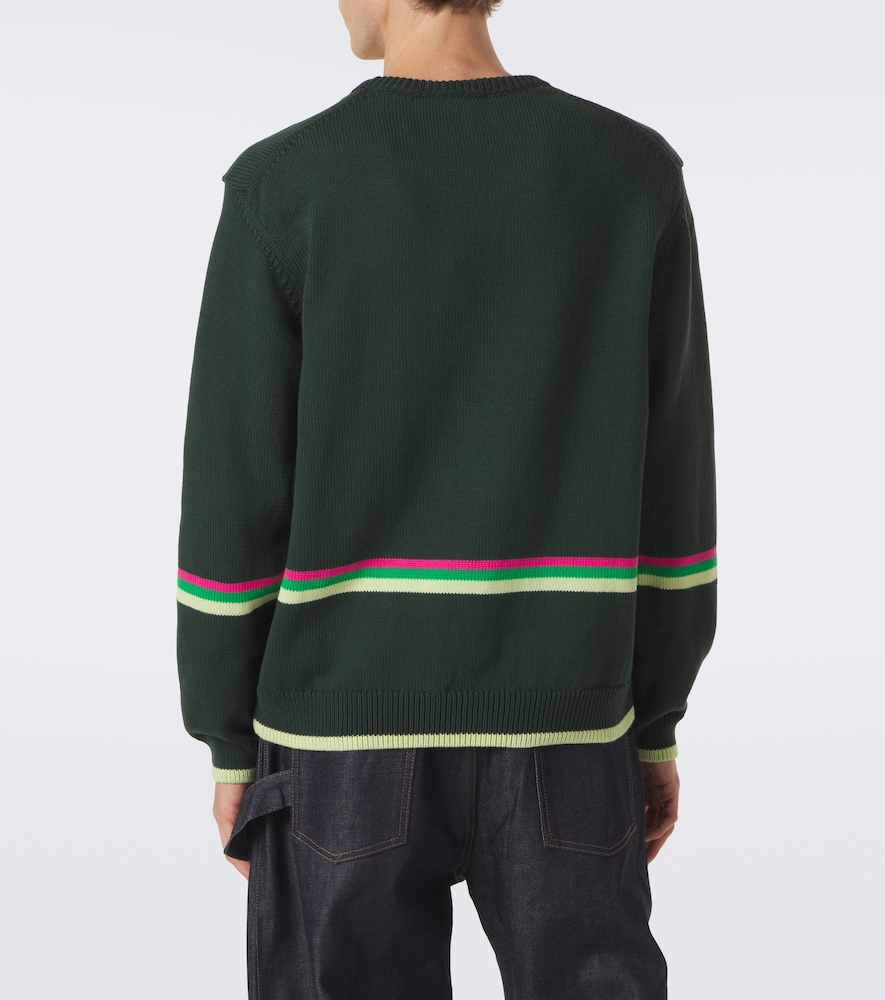 Embroidered Cotton Sweater