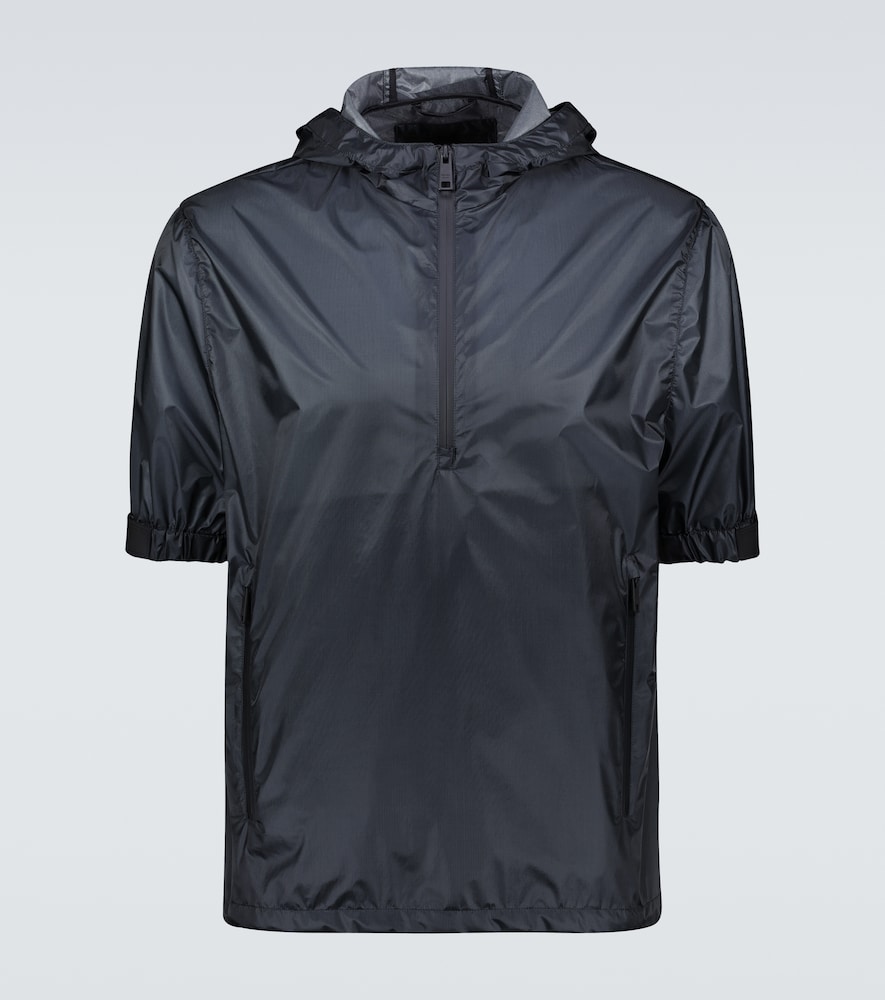 Prada Men's Black Lightweight Half-Zip Jacket UK Size 36 - Mytheresa