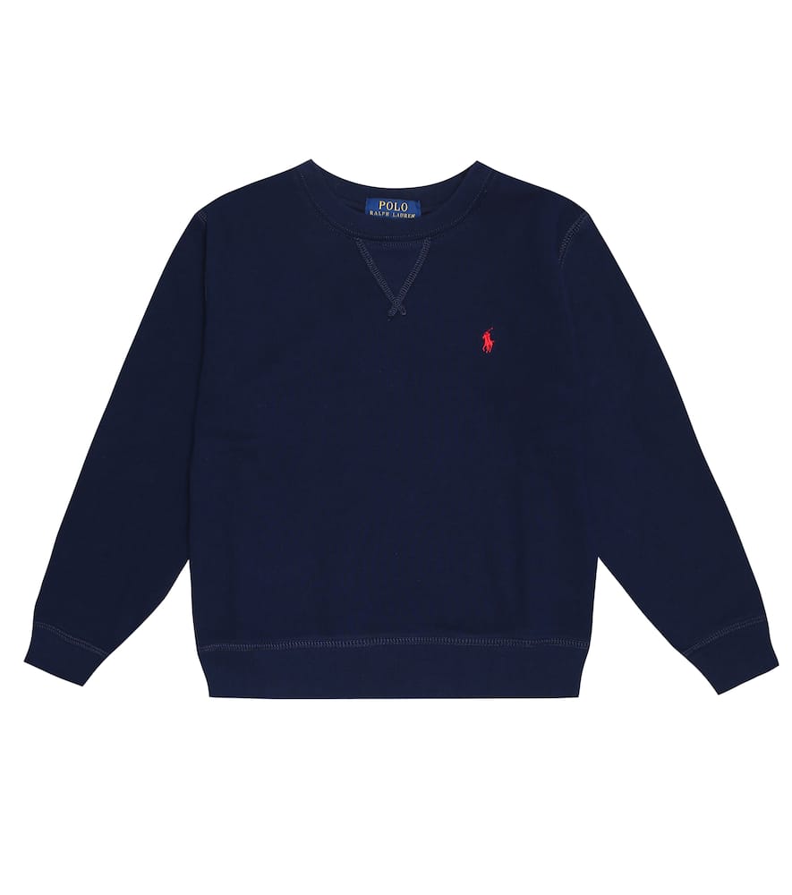 Polo Ralph Lauren Cotton Sweatshirt In Blue