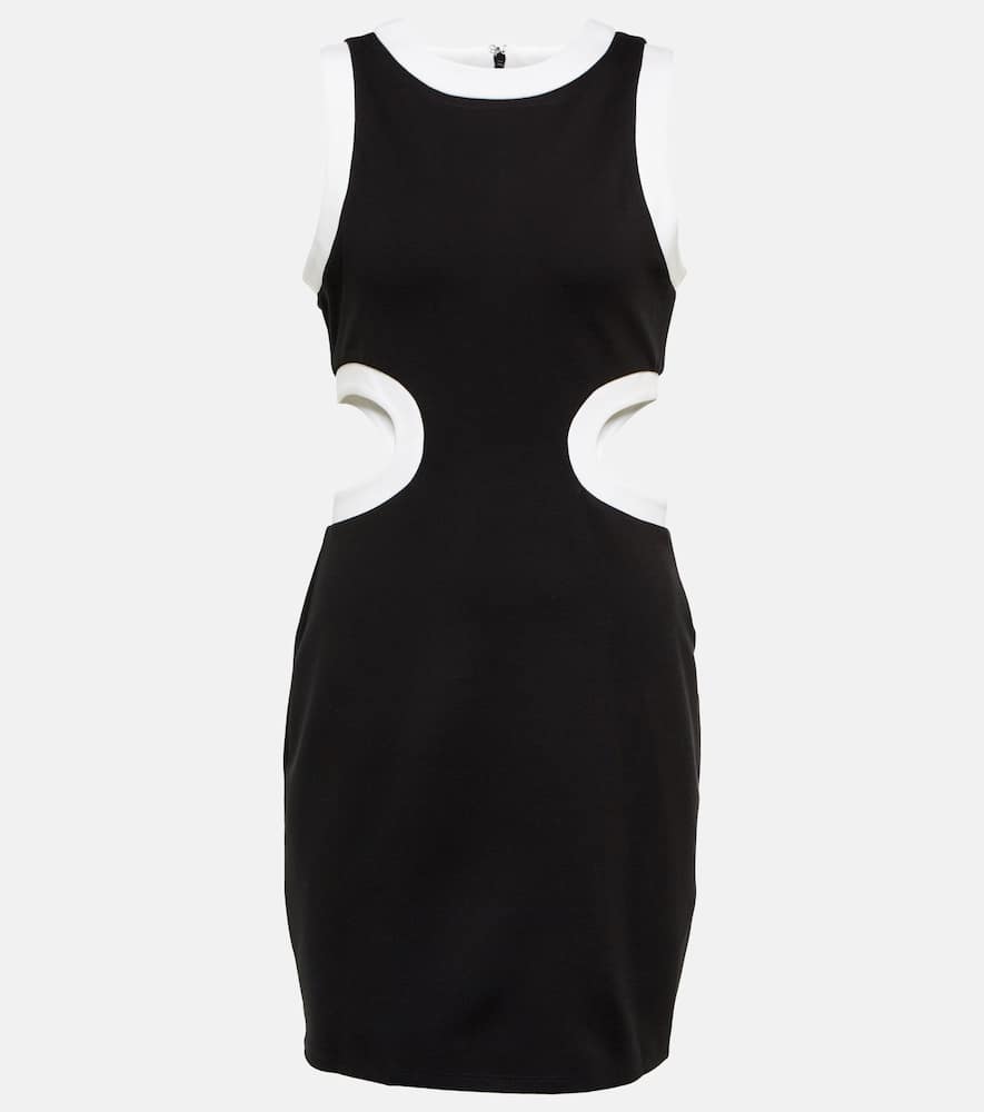 Staud Dolce cutout jersey minidress