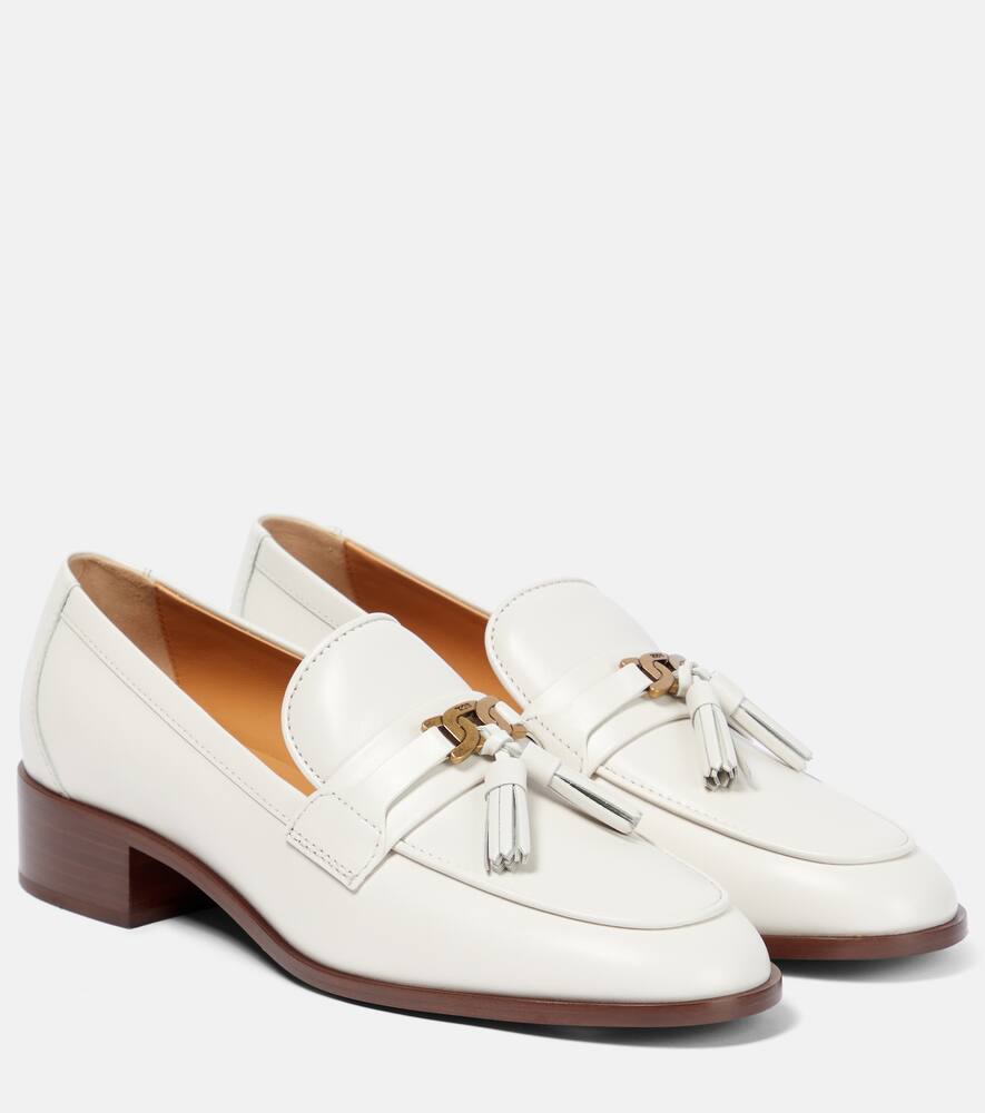 Tod's Tassel-trimmed leather loafers