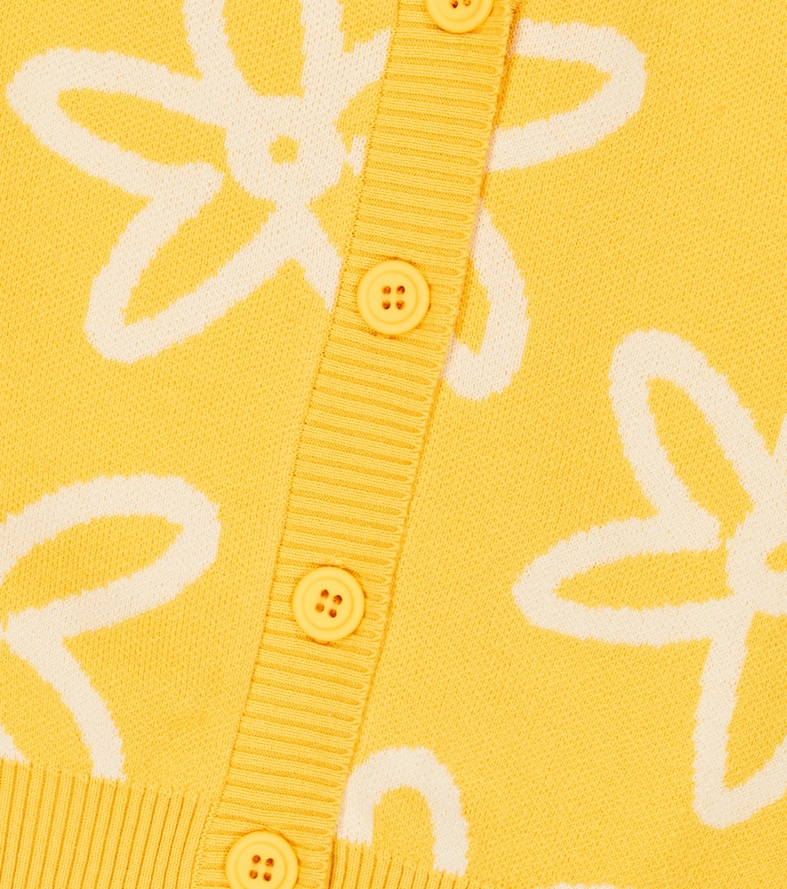 Jellymallow Bedruckter Pullunder Aus Baumwolle In Yellow