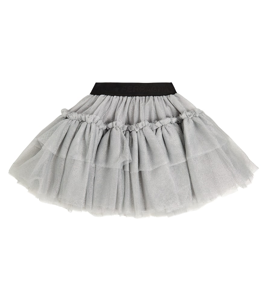Monnalisa x Chiara Ferragni ruffled tulle skirt
