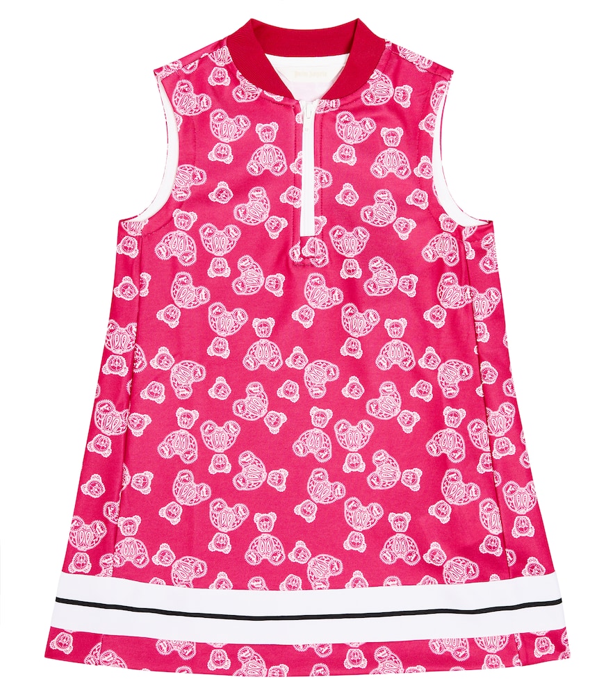 Palm Angels Kids Printed track dress