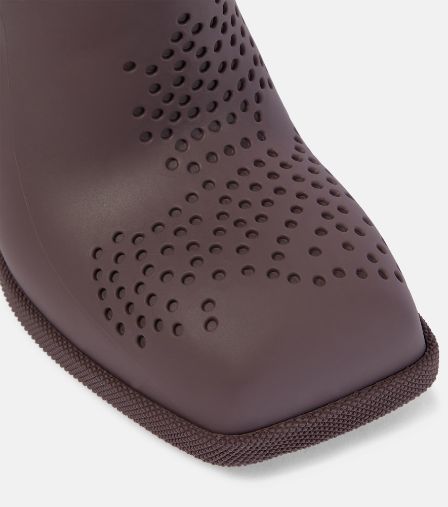 Burberry Barbican Pvc Mules In Poison