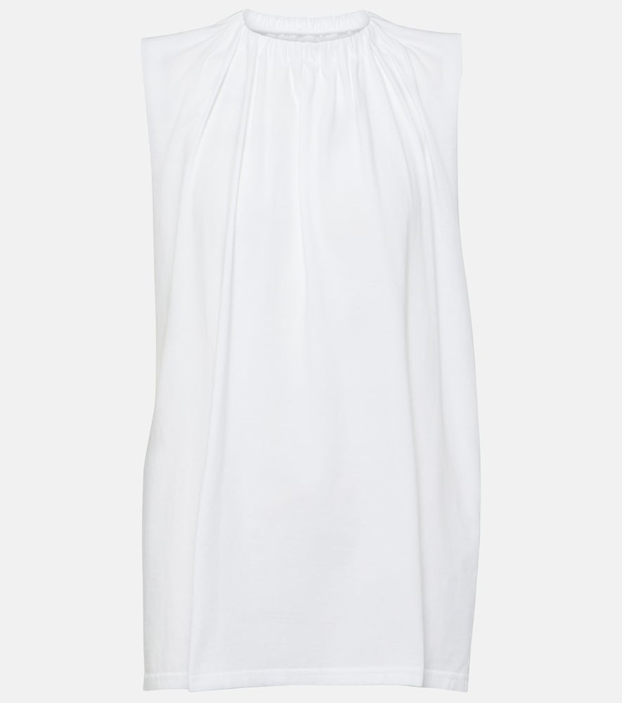 MM6 Maison Margiela Ruffled cotton jersey top　MM6 メゾン マルジェラ フリル コットン ジャージ トップ MM6