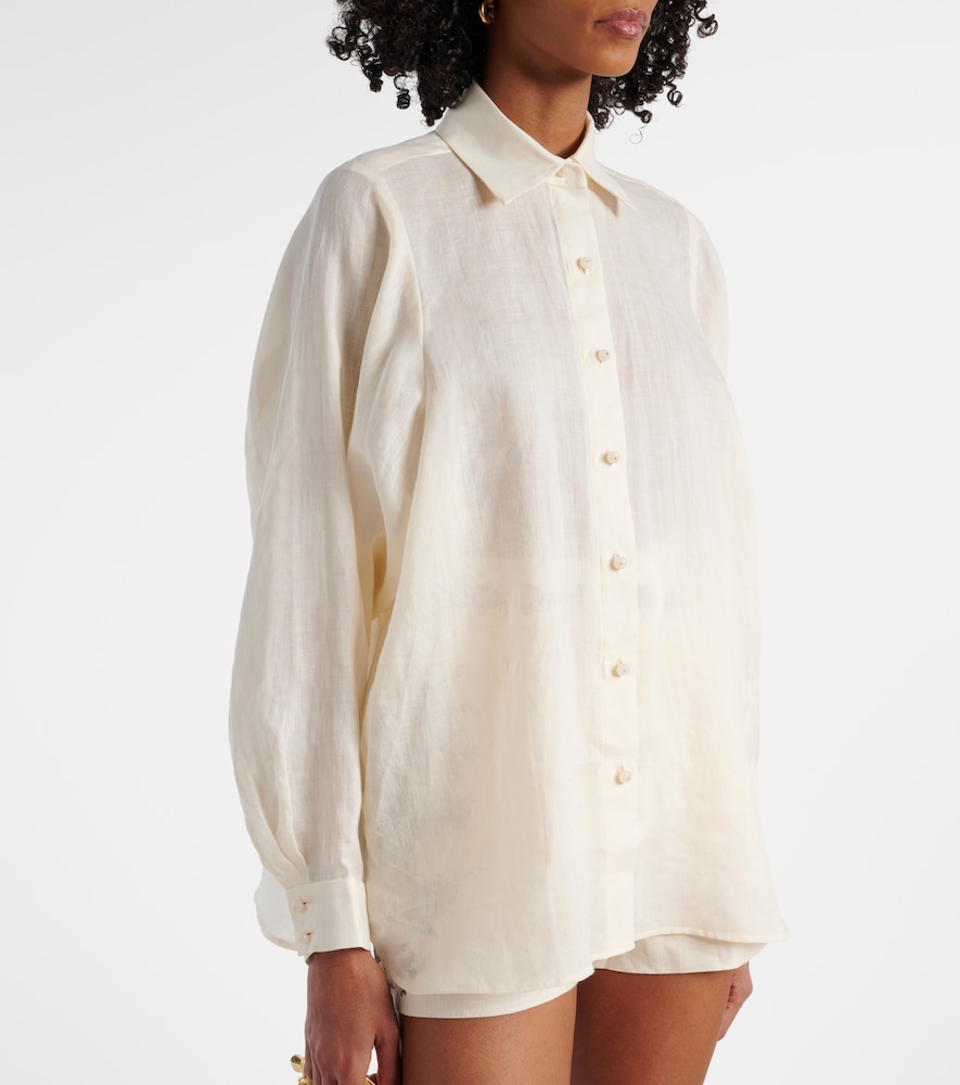  Zimmermann Zimmermann Crush Ramie Shirt 