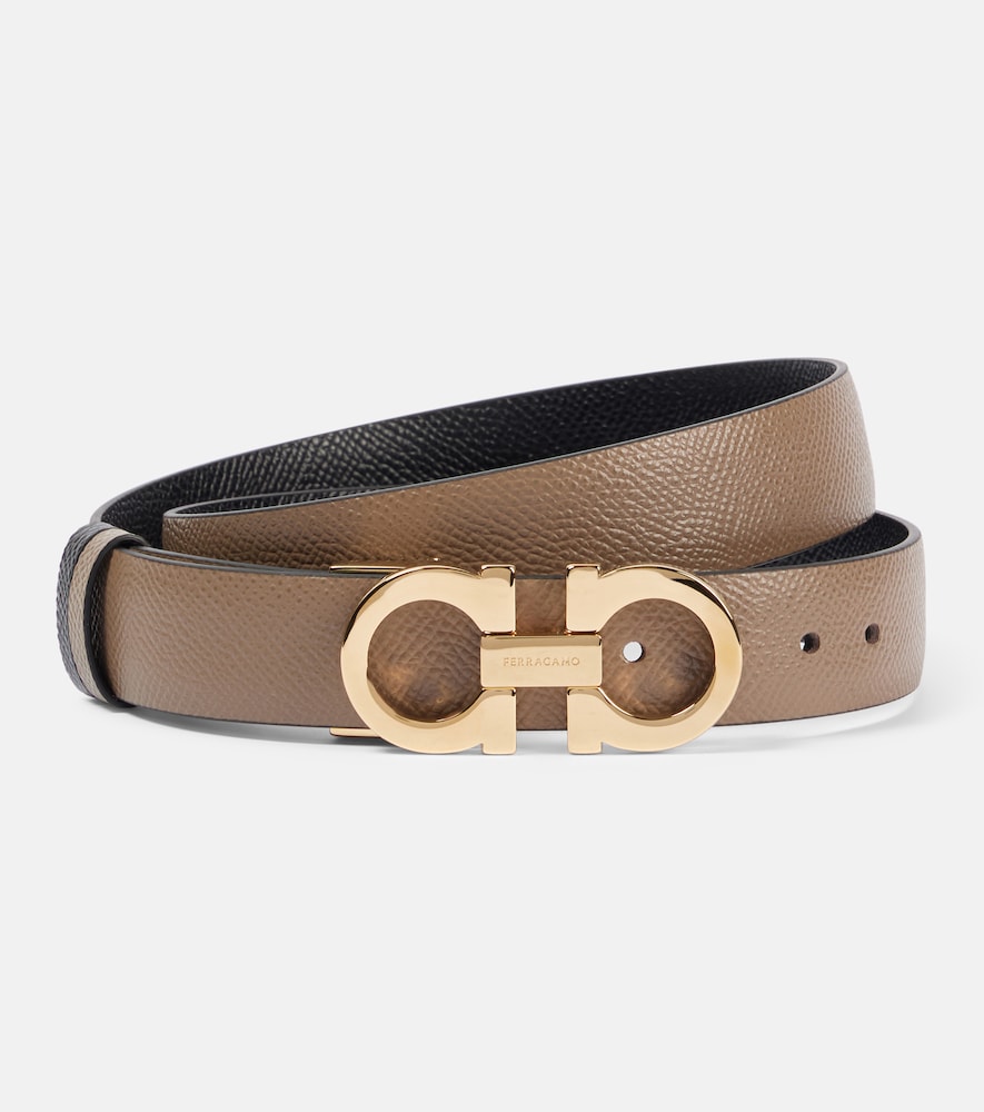 Ferragamo Gancini reversible leather belt