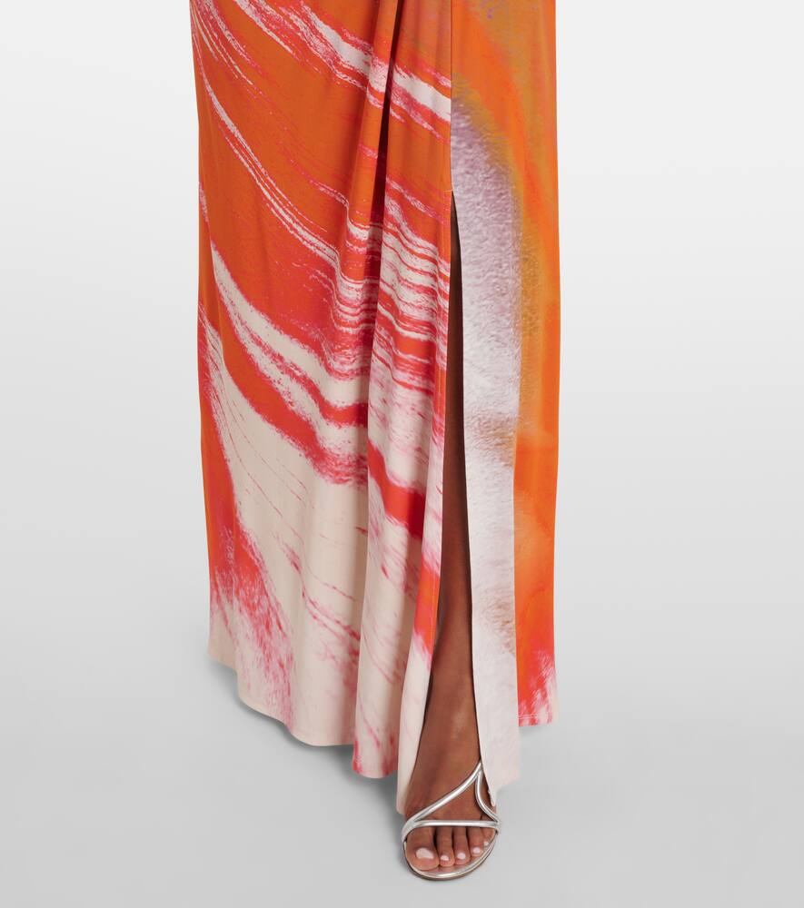 Simkhai Emma Printed Jersey Maxi Dress