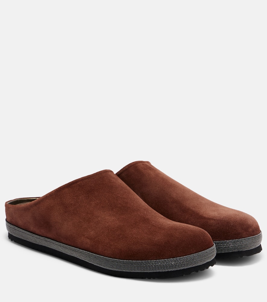 Monili suede clogs