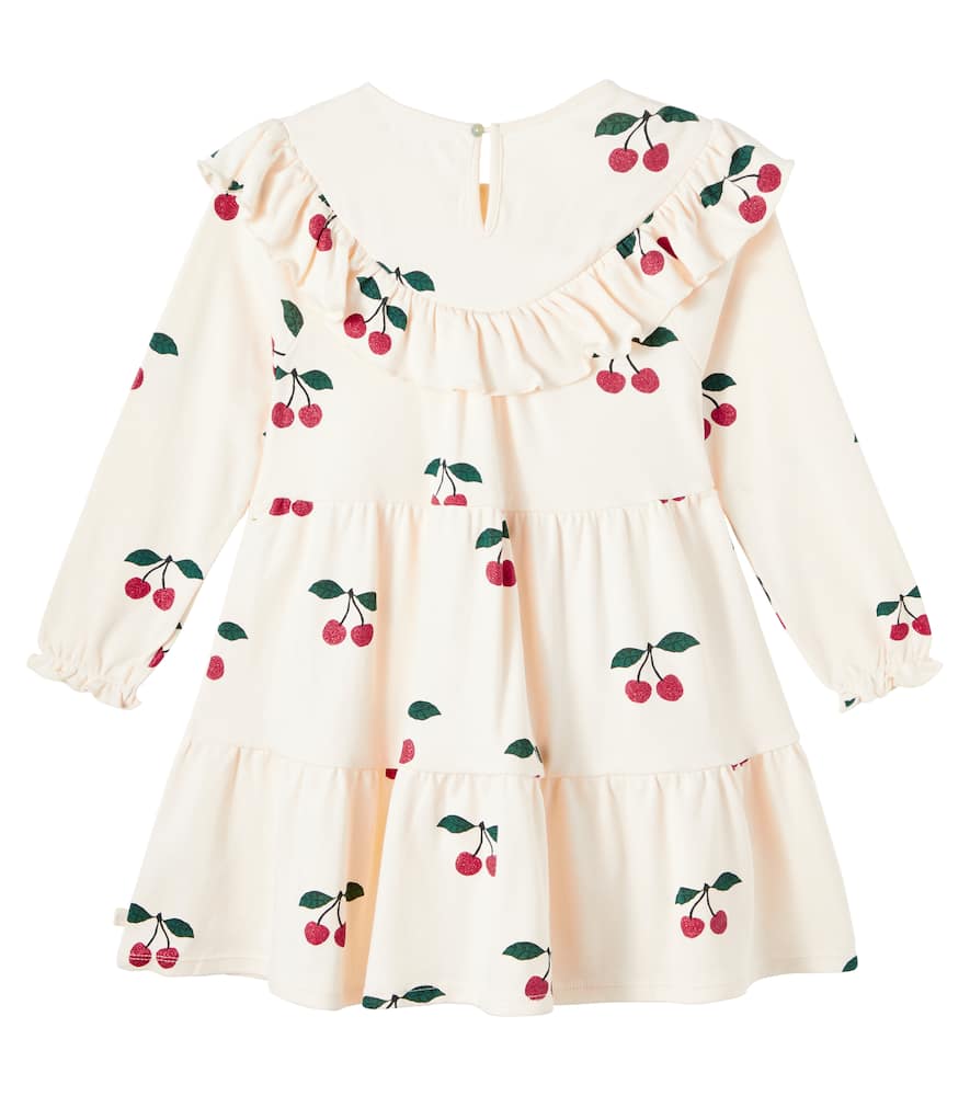 Konges Sløjd Mali Glitter Printed Cotton Dress In White