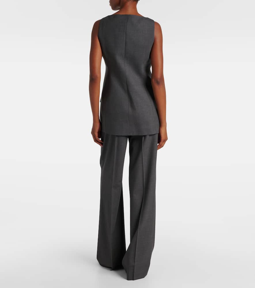 Rohe Róhe Wool Vest In Gold