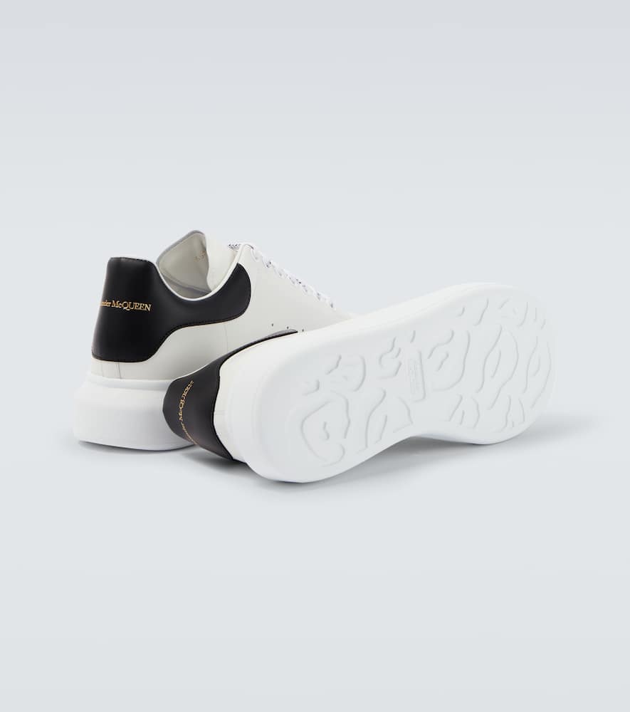 Alexander Mcqueen Oversized Leather Sneakers In White