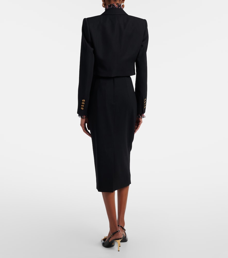  Dolce&gabbana Dolce&gabbana Wool-blend Pencil Skirt 