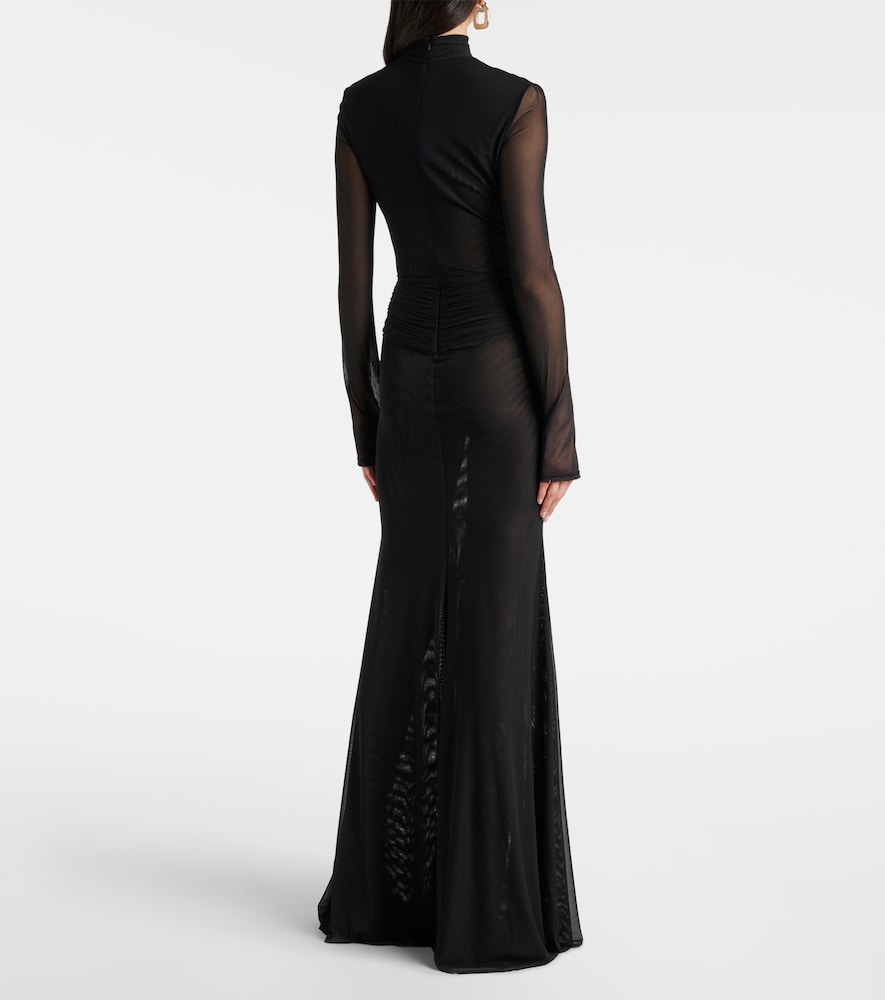  David Koma David Koma Robe Aus Mesh 
