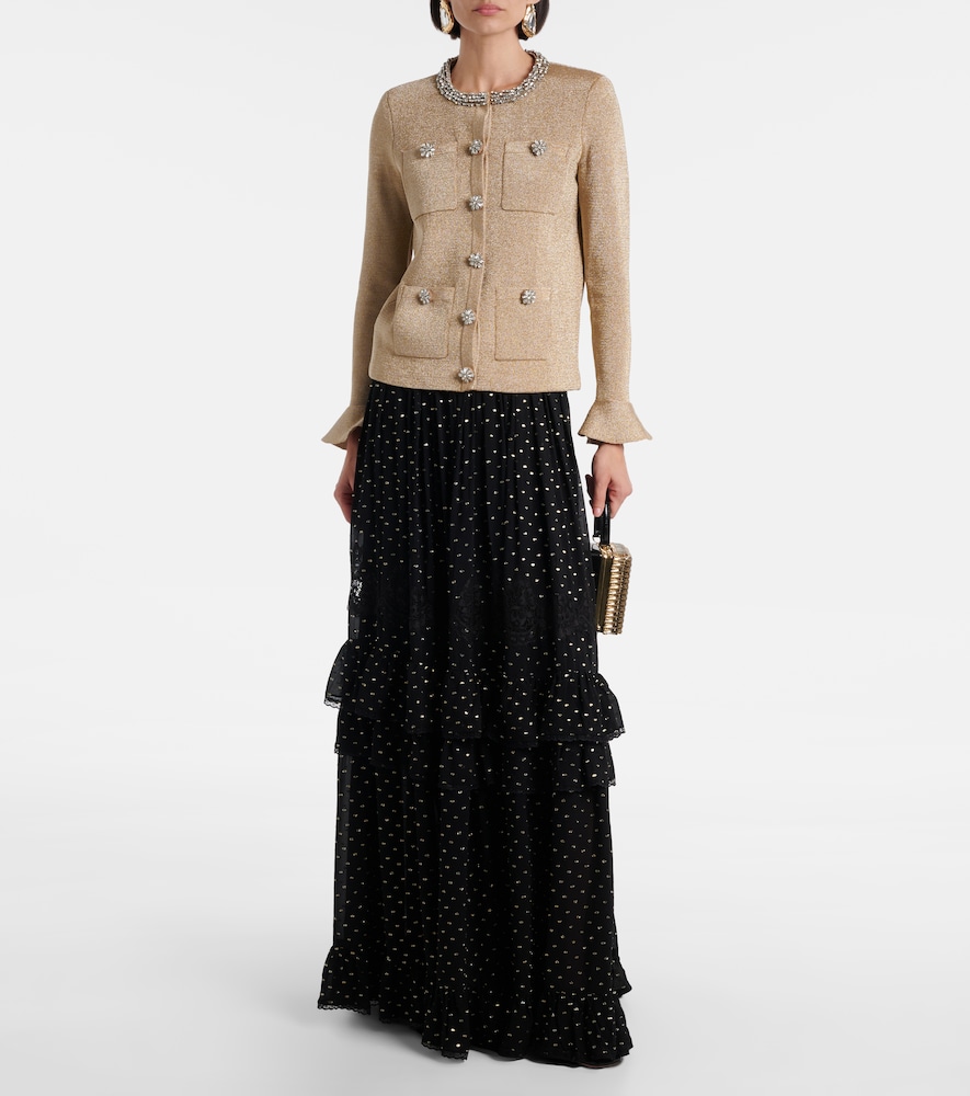 Self-portrait Self-portrait Embellished Cardigan 