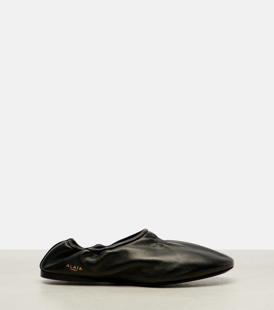  Alaia Alaia Leather Ballet Flats 