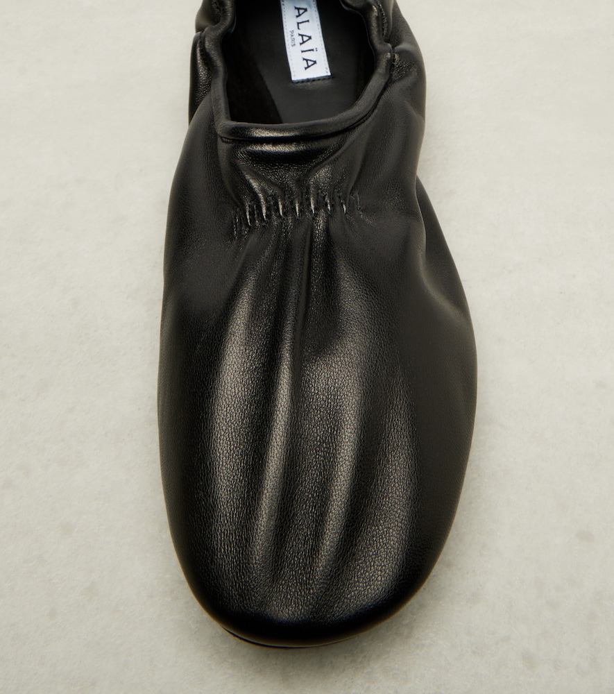  Alaia Alaia Leather Ballet Flats 