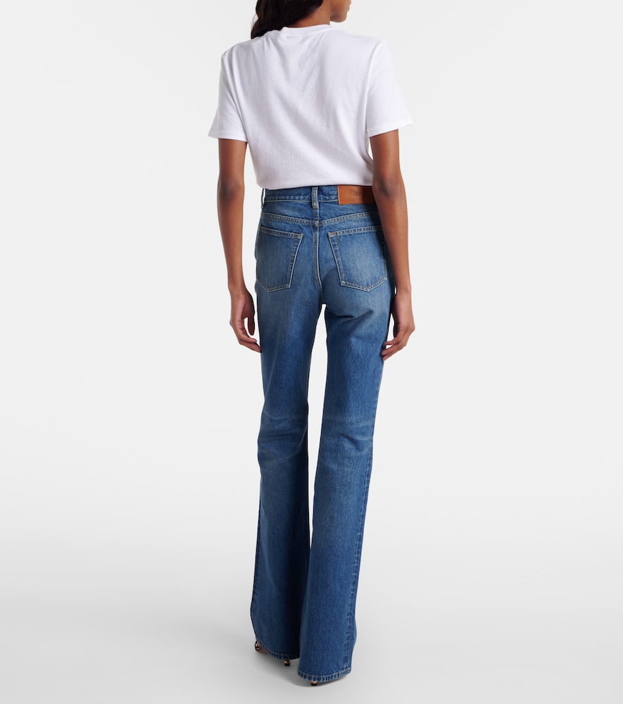Chloé Embellished Straight Jeans