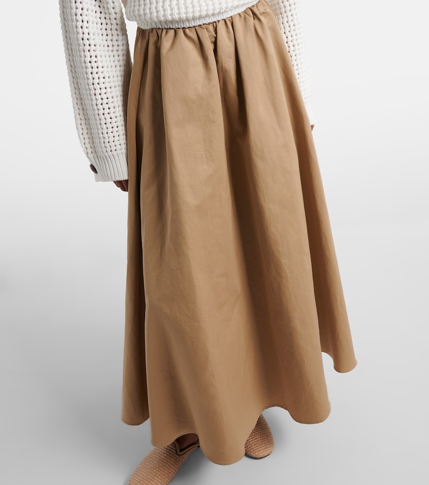  Brunello Cucinelli Brunello Cucinelli Midirock Aus Einem Baumwollgemisch 
