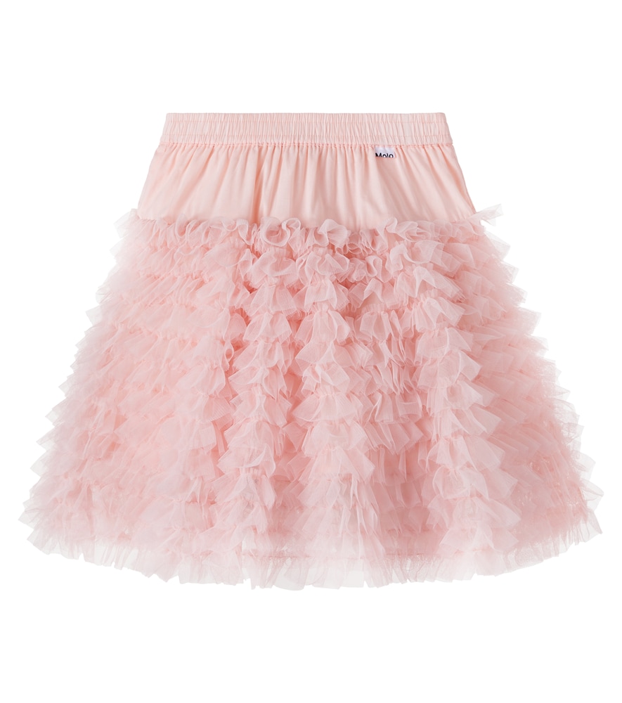 Molo Pink Ruffled Tulle Skirt Y 5/6 - Mytheresa
