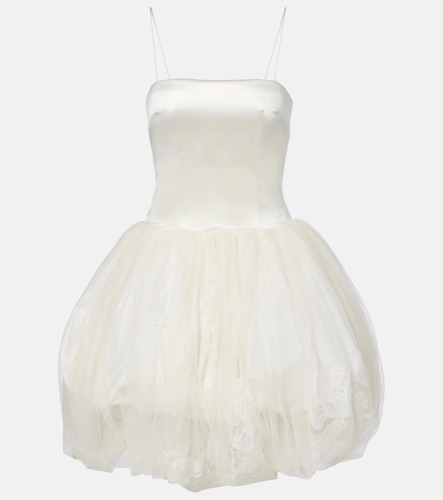 Danielle Frankel Bridal Sadie wool and silk corset dress