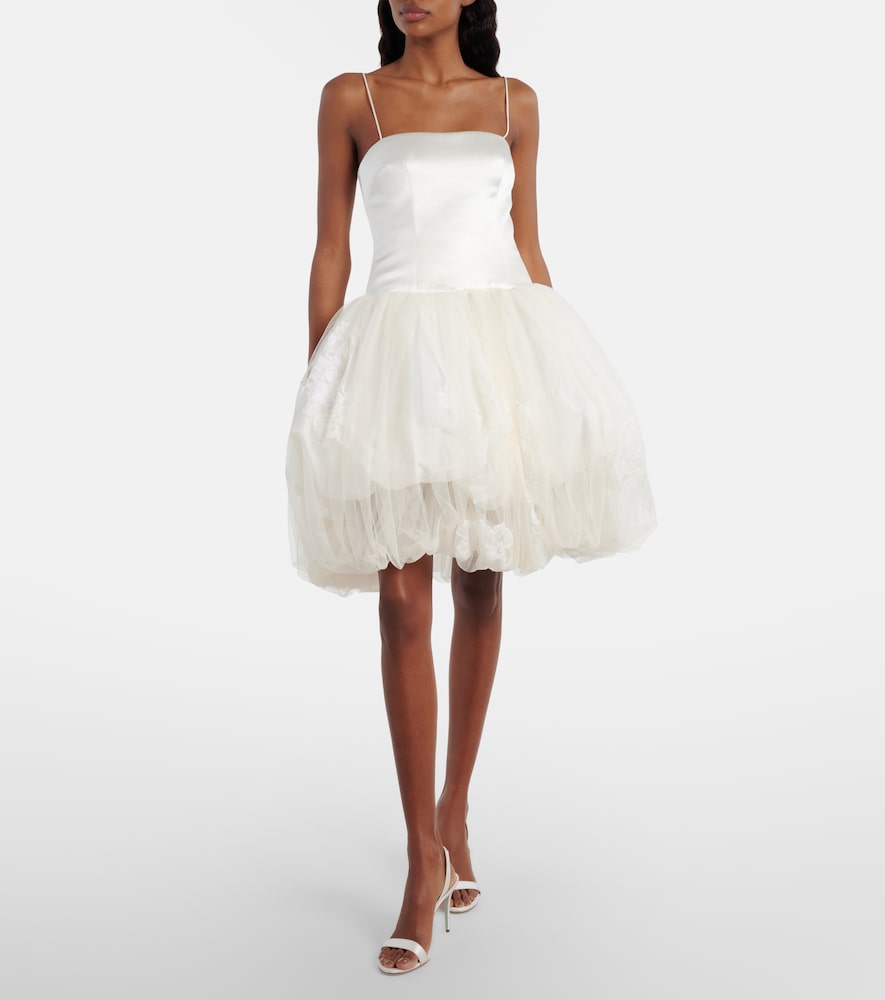 Danielle Frankel Bridal Sadie wool and silk corset dress