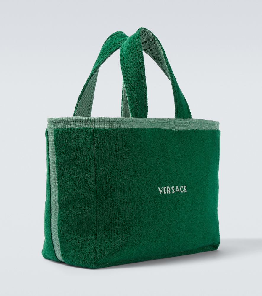  Versace Versace Tote Bag Medusa Aus Baumwollfrottee 