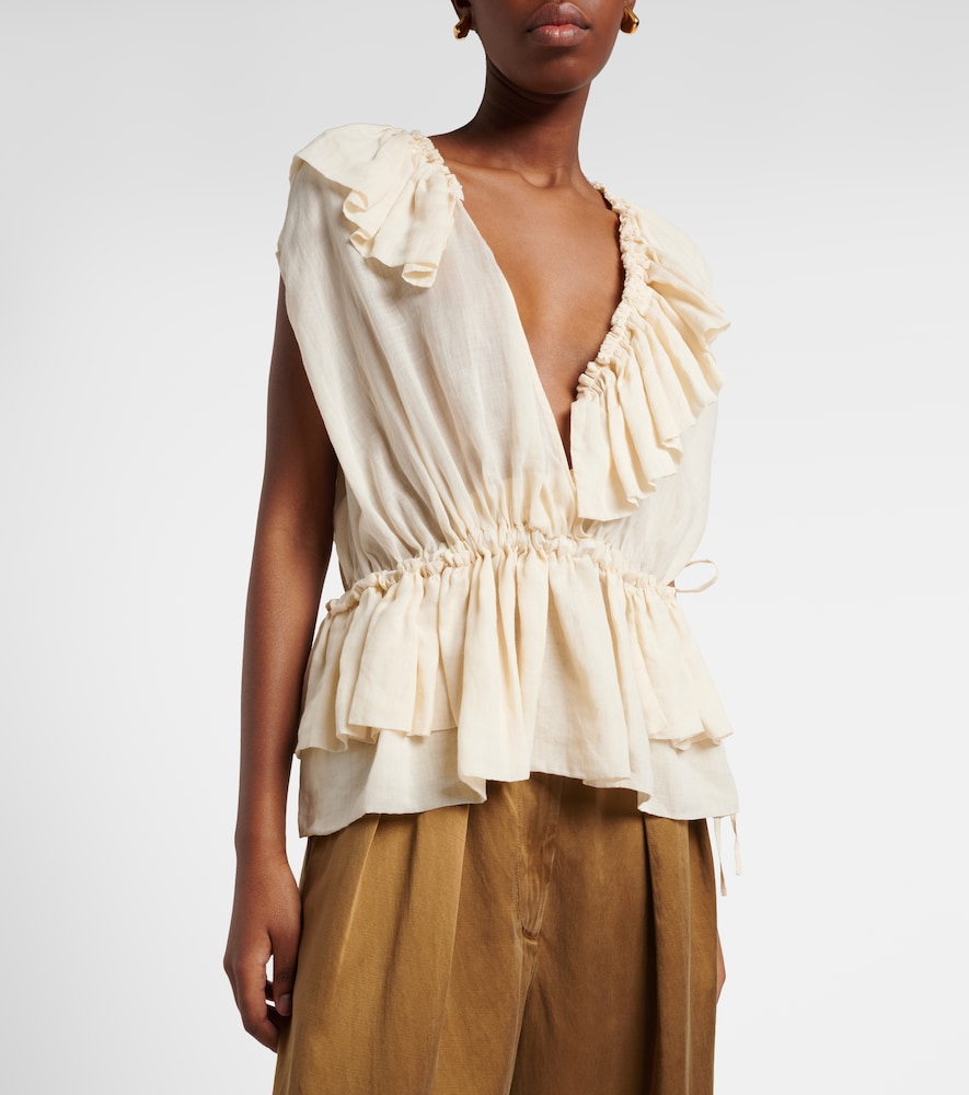  Dries Van Noten Dries Van Noten Top Aus Ramie 