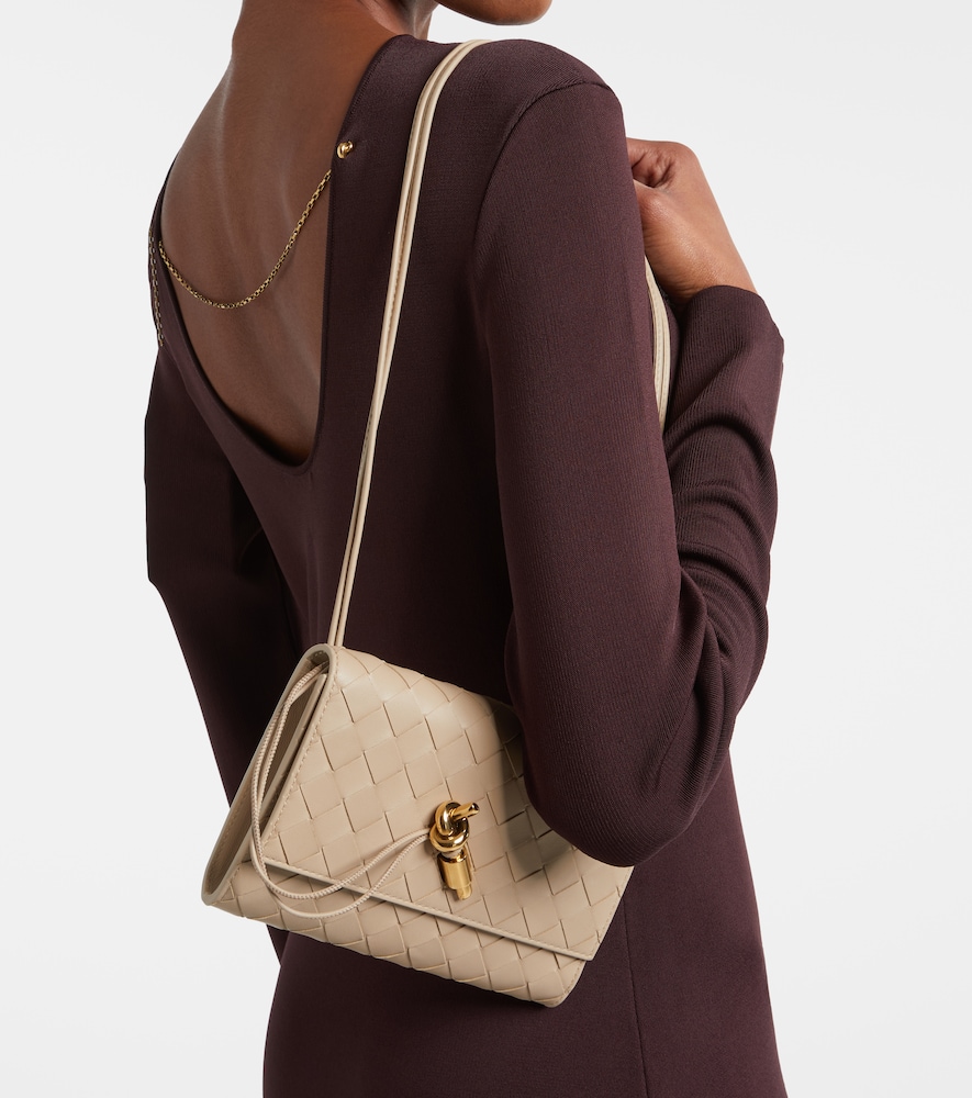 Bottega Veneta Andiamo leather pouch with strap