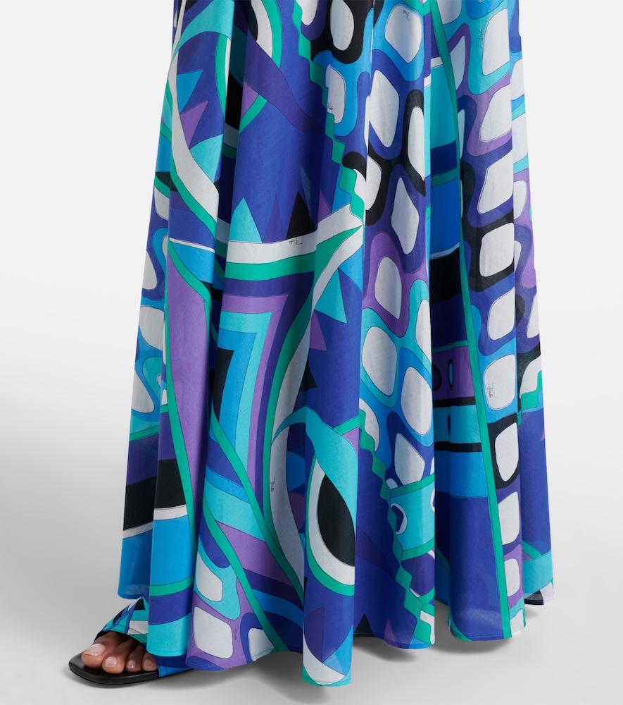  Pucci Pucci Vivara Cotton Maxi Skirt 