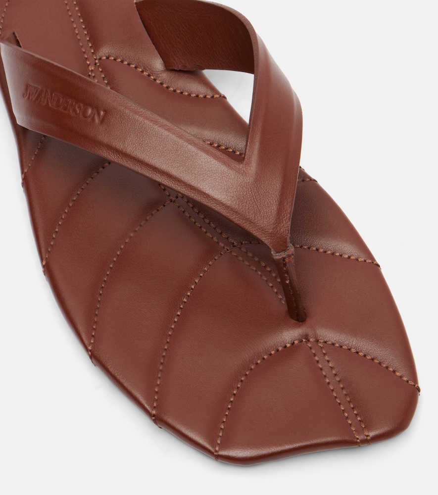 Jw Anderson Jw Anderson Sandalen Leaf Aus Leder 