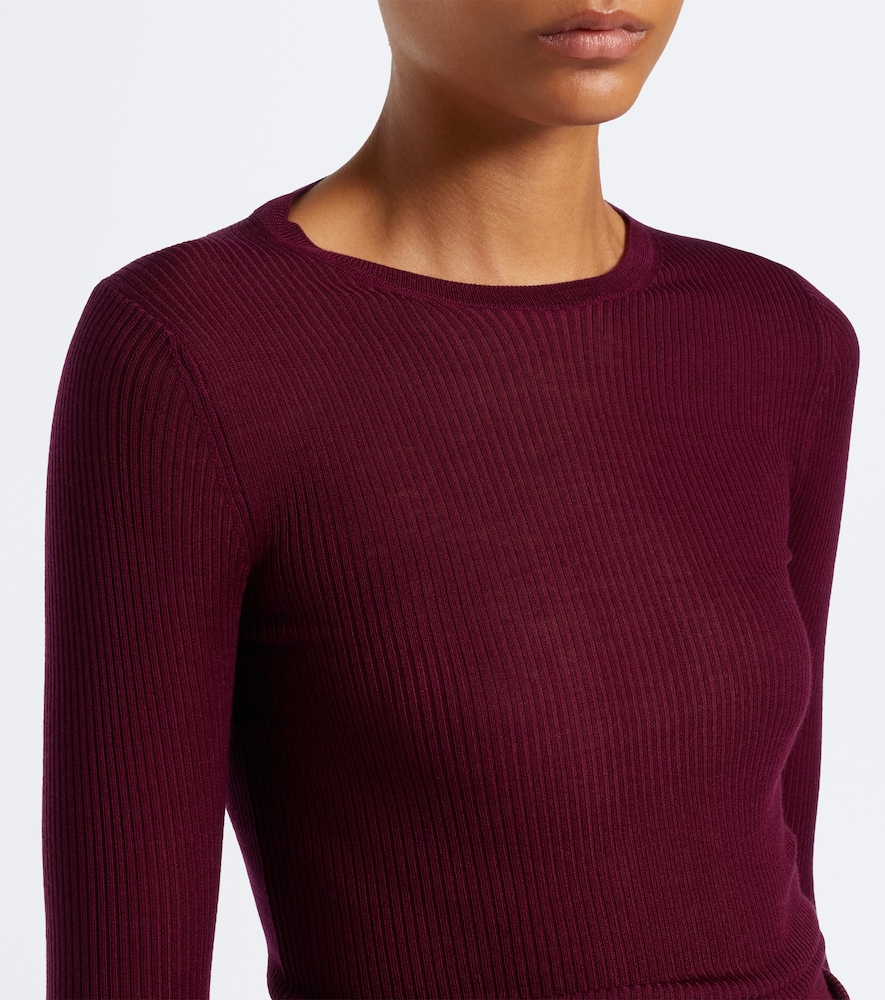 Ribbed-Knit Sweater